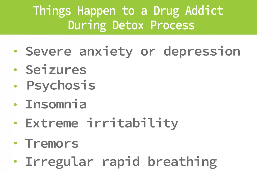 negatives of drug detox program