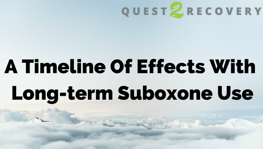 timeline of long-term suboxone use