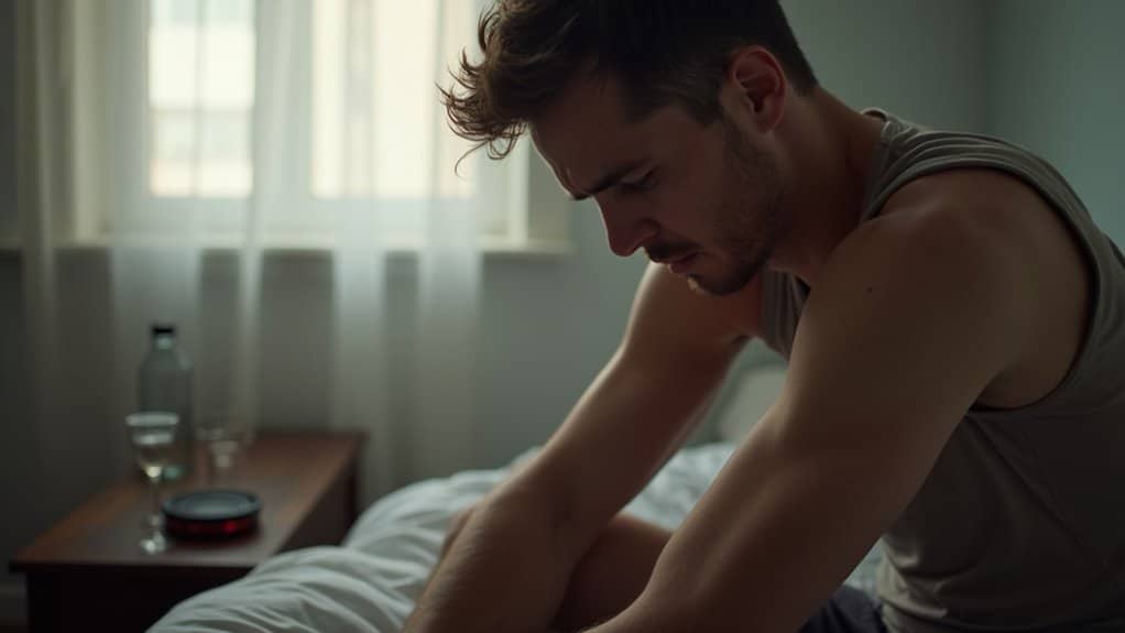 alcohol induced muscle soreness and dehydration effects