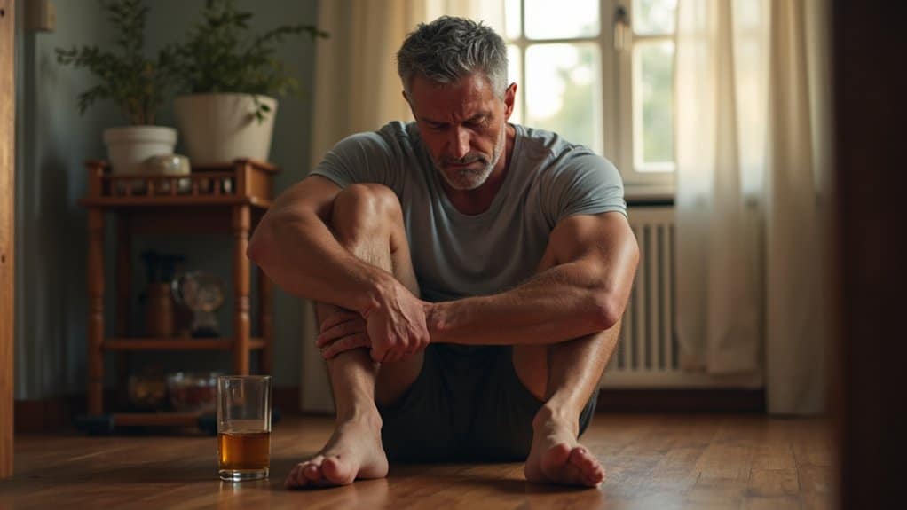 prolonged activity worsens alcohol dehydration