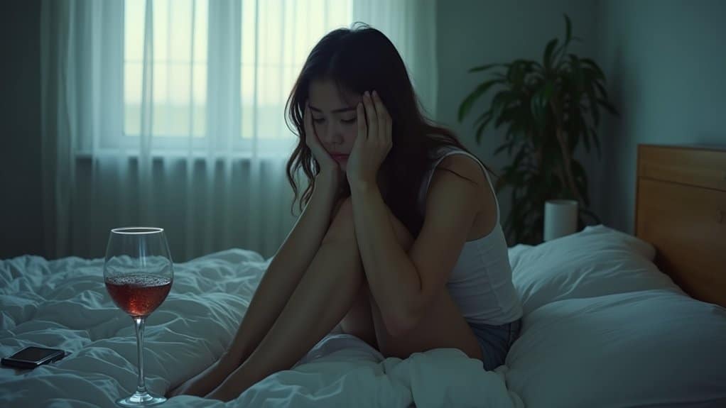 alcohol temporarily eases then worsens anxiety