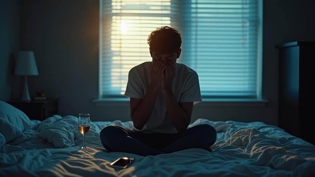 alcohol worsens next day anxiety